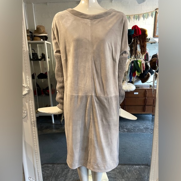 Brunello Cucinelli Dresses & Skirts - Brunello Cucinelli Suede Dress | Size 42